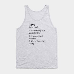 The definition of Love Tank Top